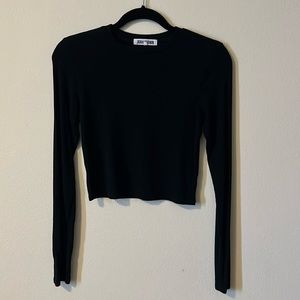 joah brown ribbed long sleeve